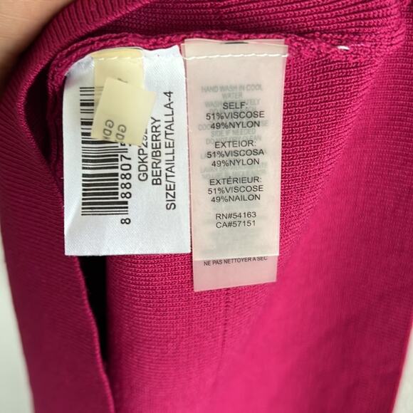 Guess Los Angeles Sleeveless Party Sheath Pink Dress Bondage Y2K 4 - Picture 11 of 11